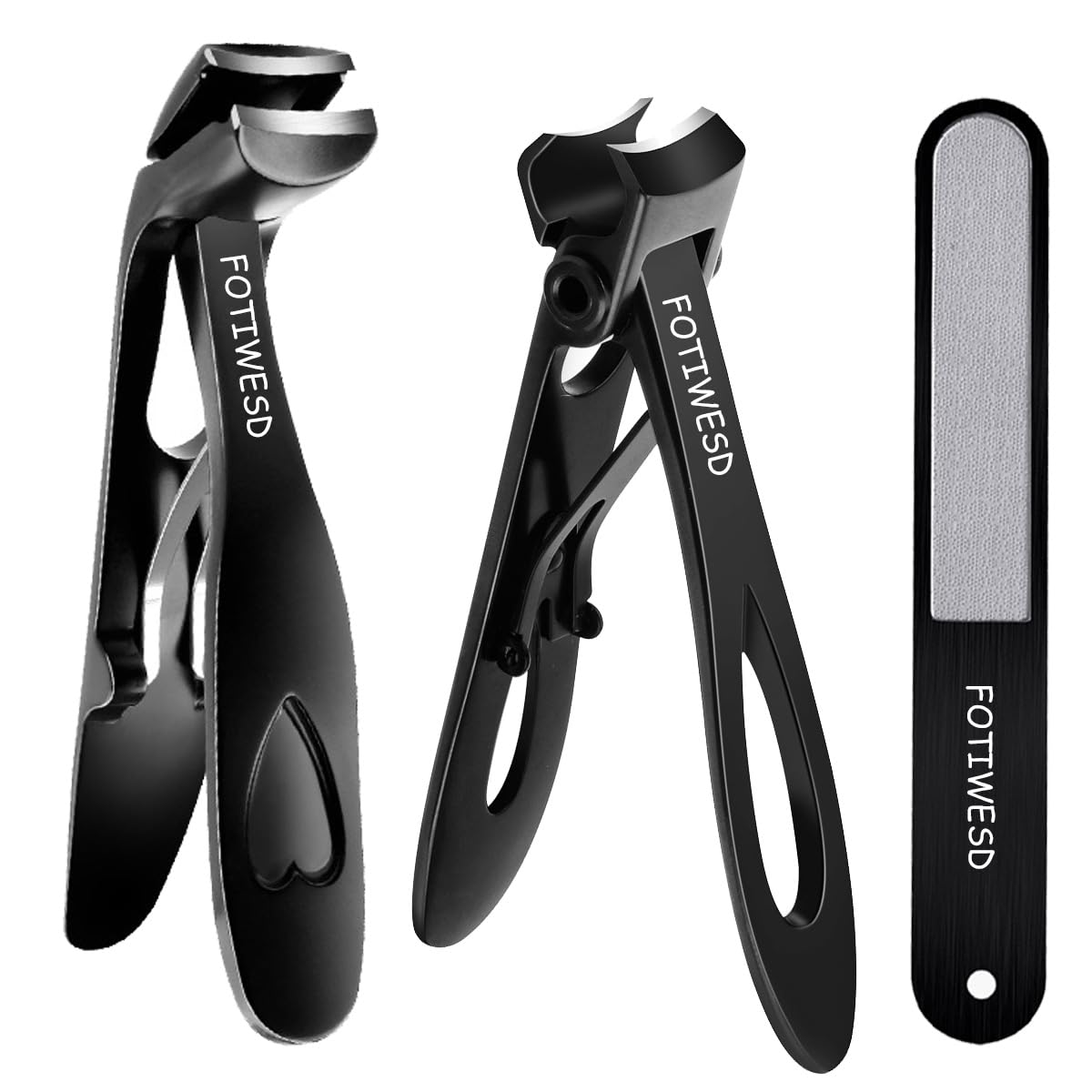Ensemble complet Fotiwesd coupe-ongles pour seniors, pratique et efficace