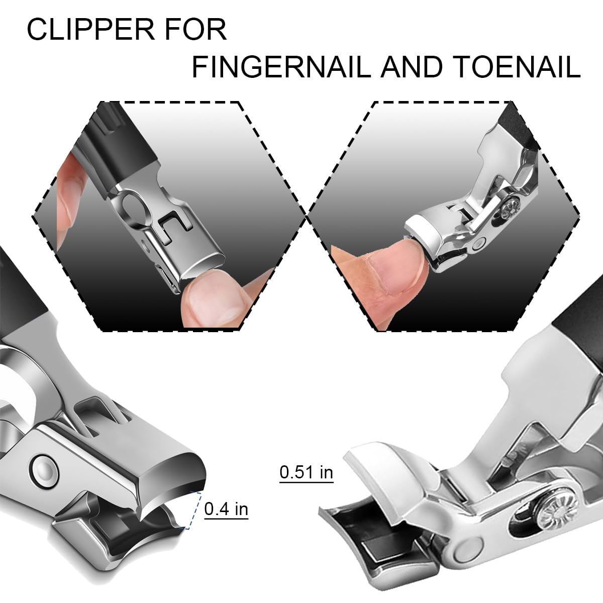 Fotiwesd coupe-ongles séparés doigts et orteils : hygiène renforcée.