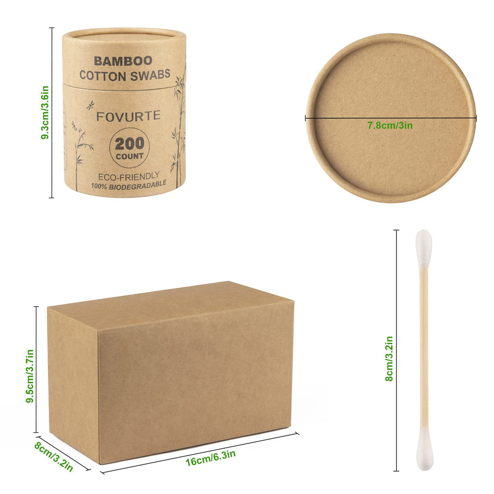 FOVURTE design double-tête coton-bambou, application ciblée et détails précis.