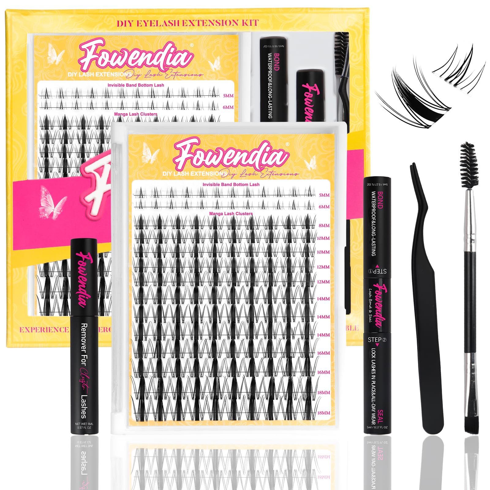 Fowendia kit cils clusters Wanna Be prêt pour un look manga