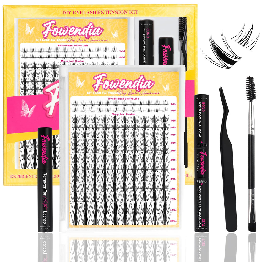 Fowendia kit cils clusters Wanna Be prêt pour un look manga