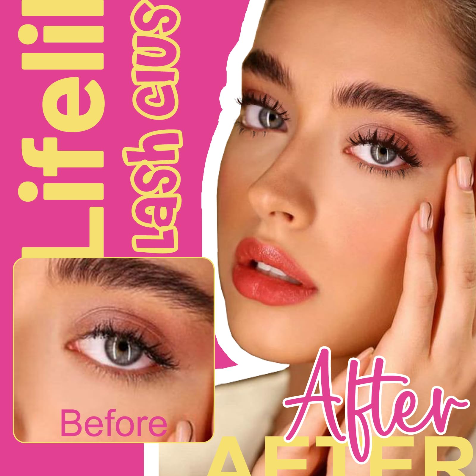 Densité moyenne et effet fluff des grappes Fowendia manga lash clusters
