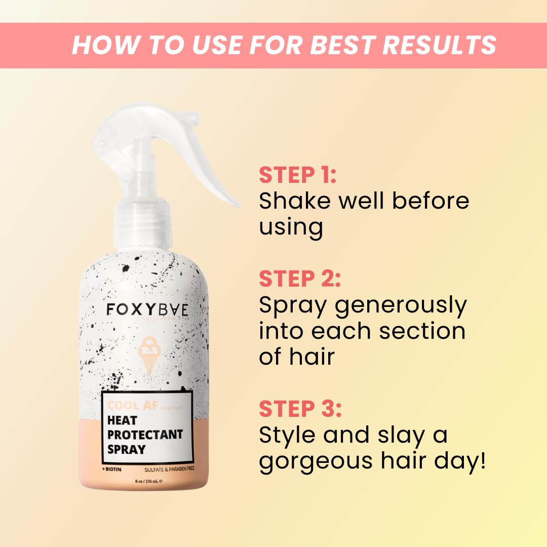 FoxyBae Formule Sans Sulfates – Bouteille adaptée à tous types de cheveux.