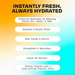 FoxyBae Hydrating Dry Shampoo absorbs oil at roots