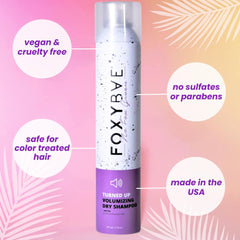 Formule sans sulfates et sans parabènes pour cheveux colorés avec FoxyBae.