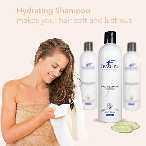 FRAGFRE Cheveux hydratés et légers — flacon, démêlage facilité