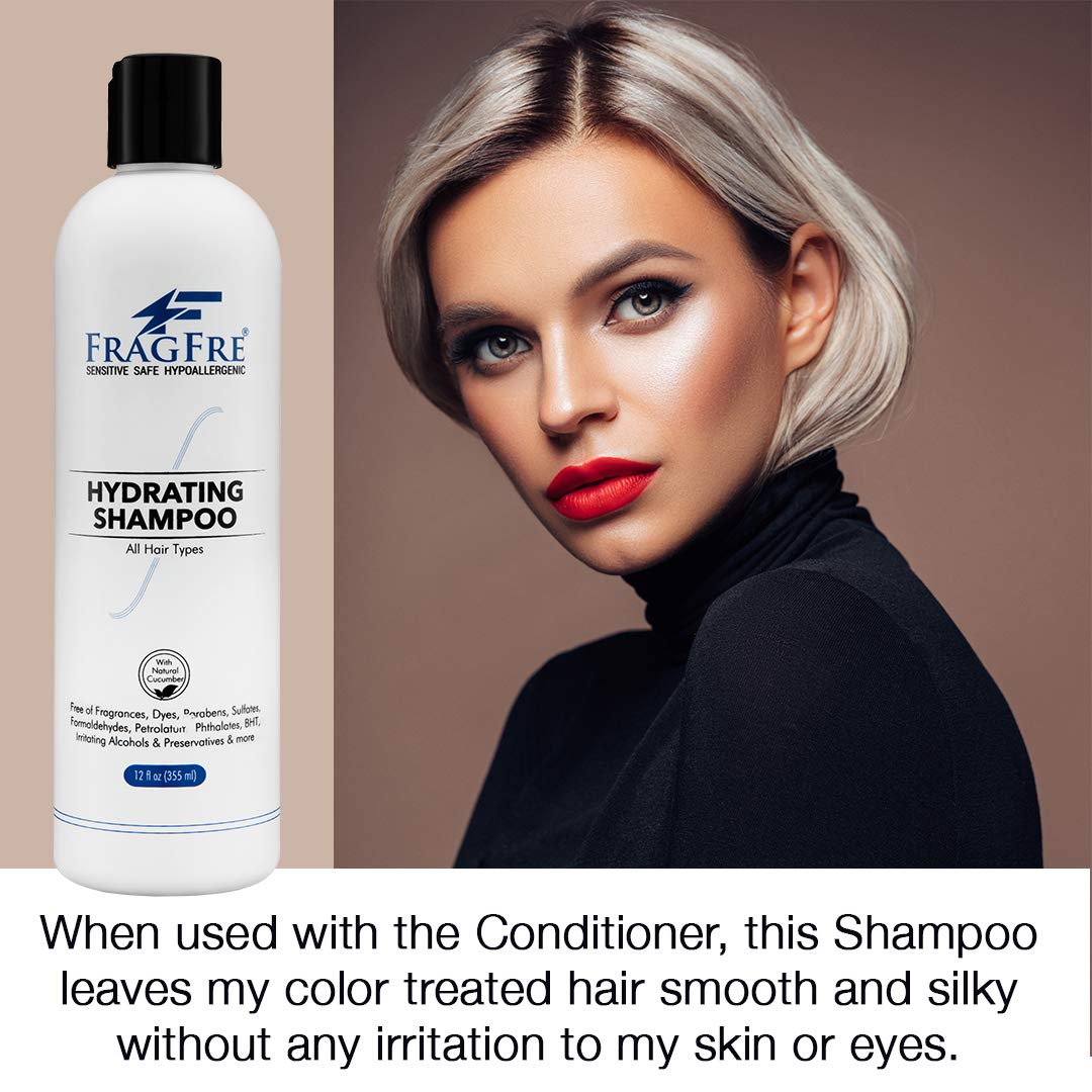 FRAGFRE Extrait de concombre apaisant — flacon, cheveux propres sans irritations