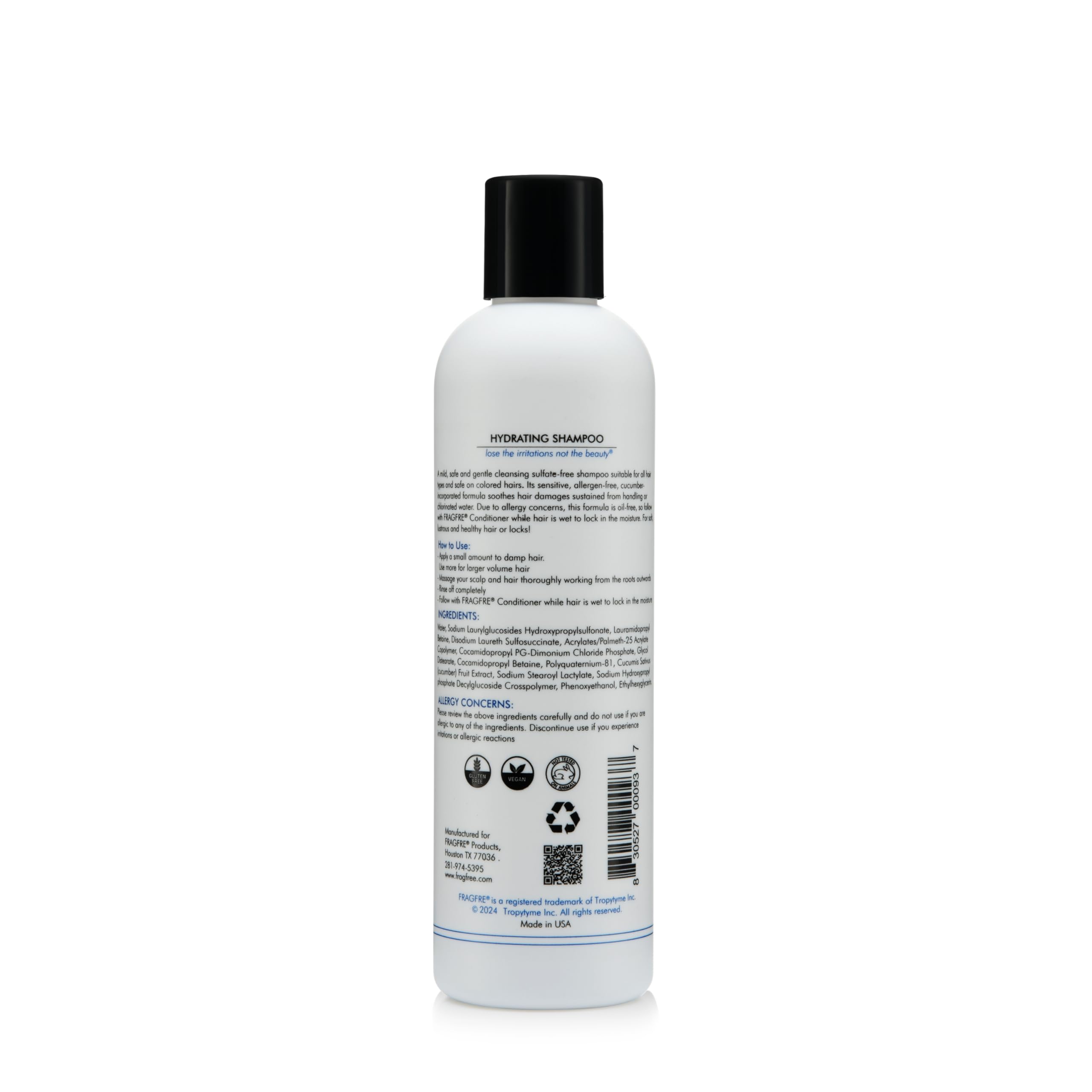 FRAGFRE Formule douce sans sulfates — flacon, soin respectueux des couleurs
