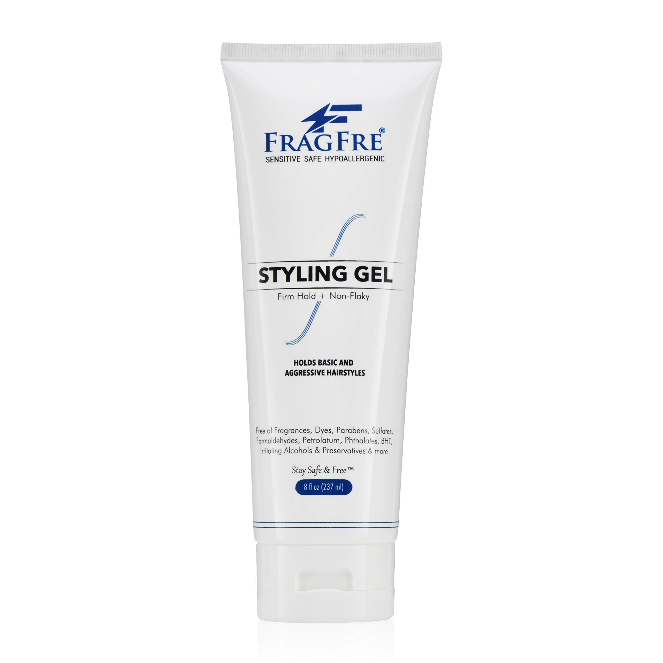 FRAGFRE Gel Coiffant Tenue Ferme Sans Parfum, fixation durable sans odeur.