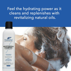 FRAGFRE Shampooing hydratant – cheveux colorés brillants après lavage, hydratation légère et durable.