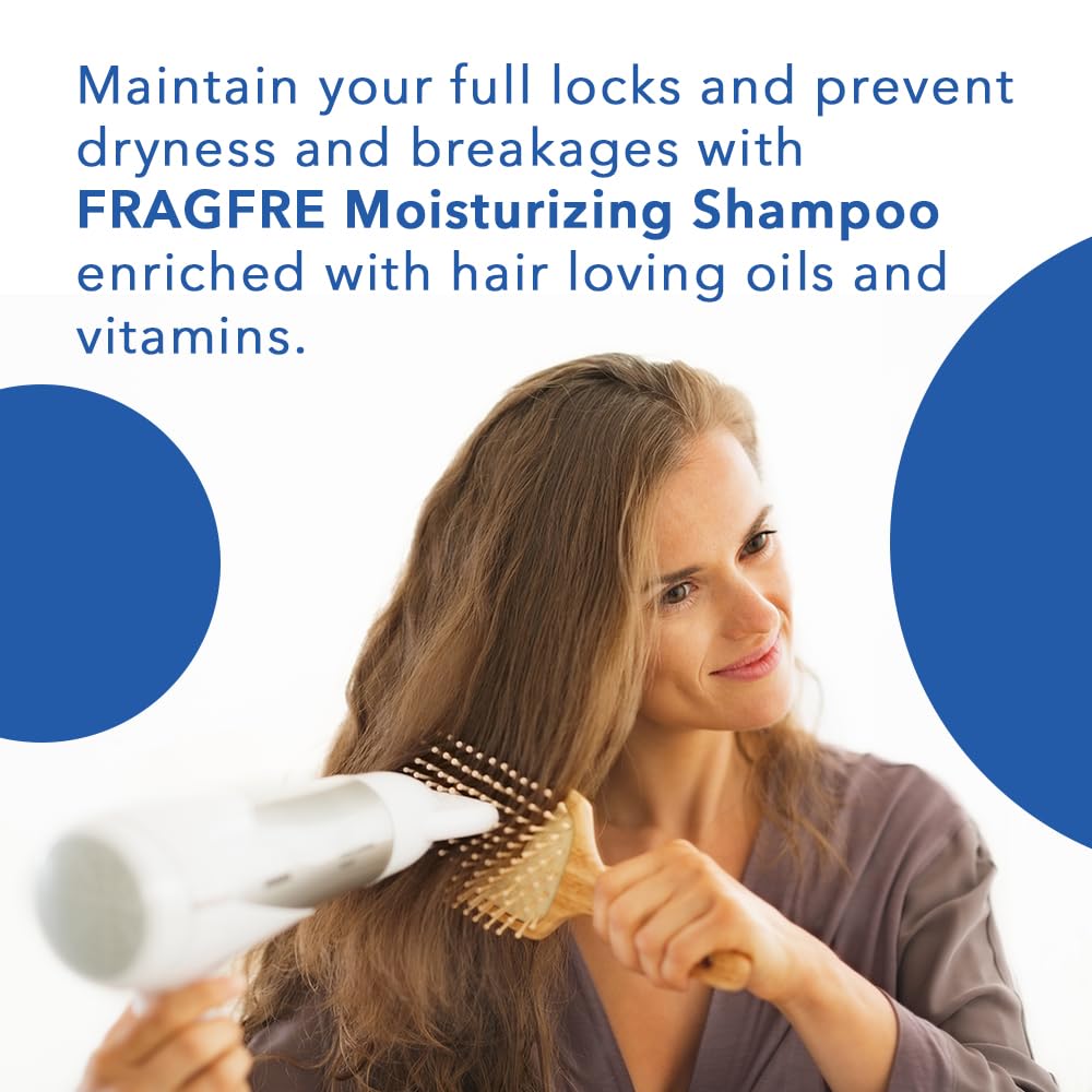 FRAGFRE Shampooing hydratant – pompe pratique pour doser proprement lors de chaque lavage.