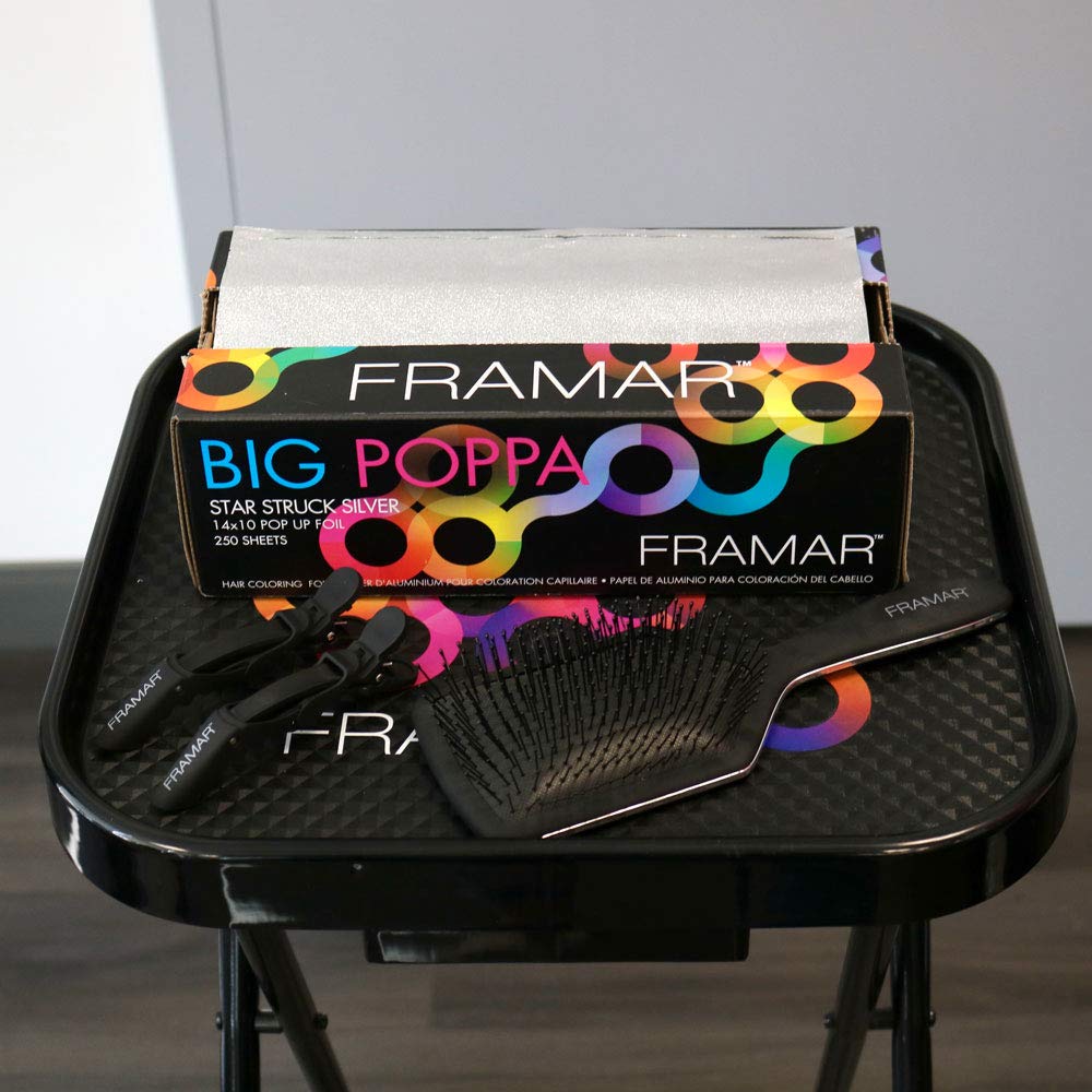 FRAMAR Big Poppa – dimension 10x14, espace suffisant sur le poste pour les mèches.