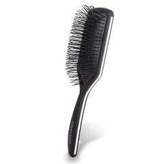 Brosse FRAMAR palette noire démêlage efficace pour cheveux épais et bouclés.