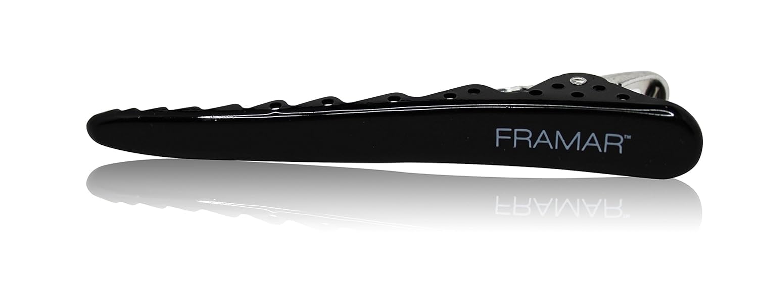 FRAMAR pince cheveux métal polyvalente pour maquillage et coiffure.
