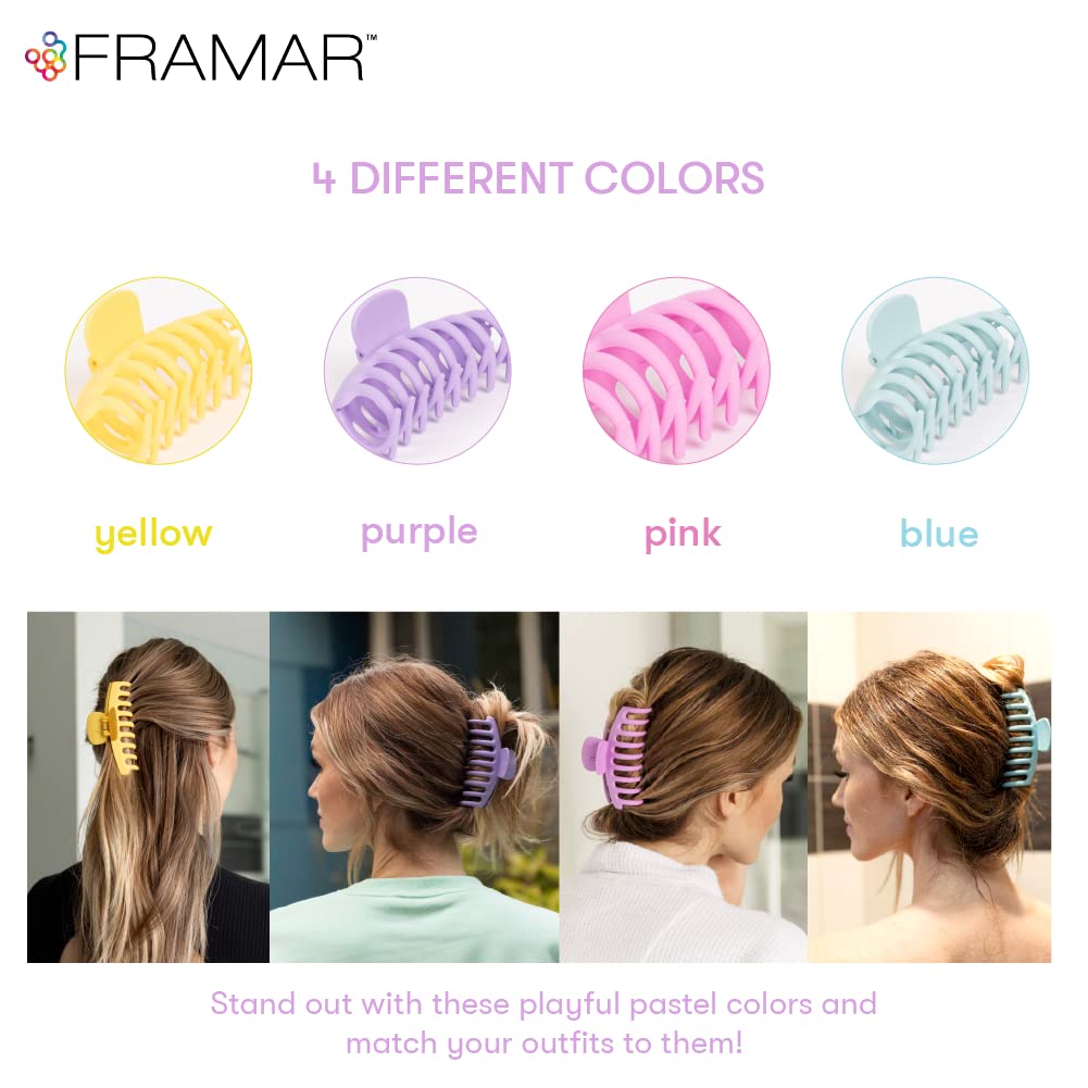 FRAMAR ensemble quatre pinces, pratique pour différents styles.