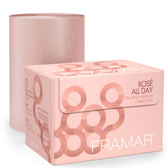 FRAMAR feuiles embossees rose dore pour meches nettes et stabilité