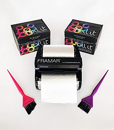 Framar Fold Freak Dispenser usage professionnel en salon pour les sessions de coloration.