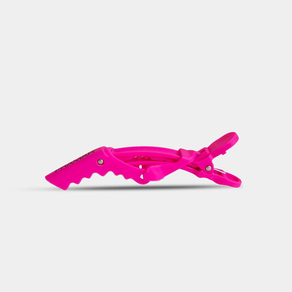 FRAMAR Gator Grips Rose – pince-coiffure professionnelle pour un travail précis.