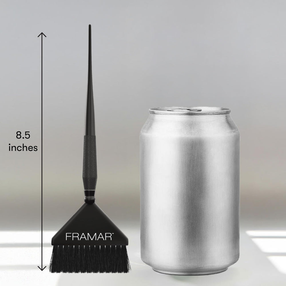Lot deux pinceaux Framar noir pour kit salon et maison.