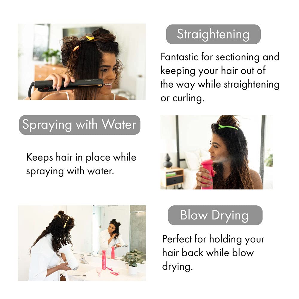 Framar Neon Creaseless Clips – pack pratique pour salon et usage à domicile.