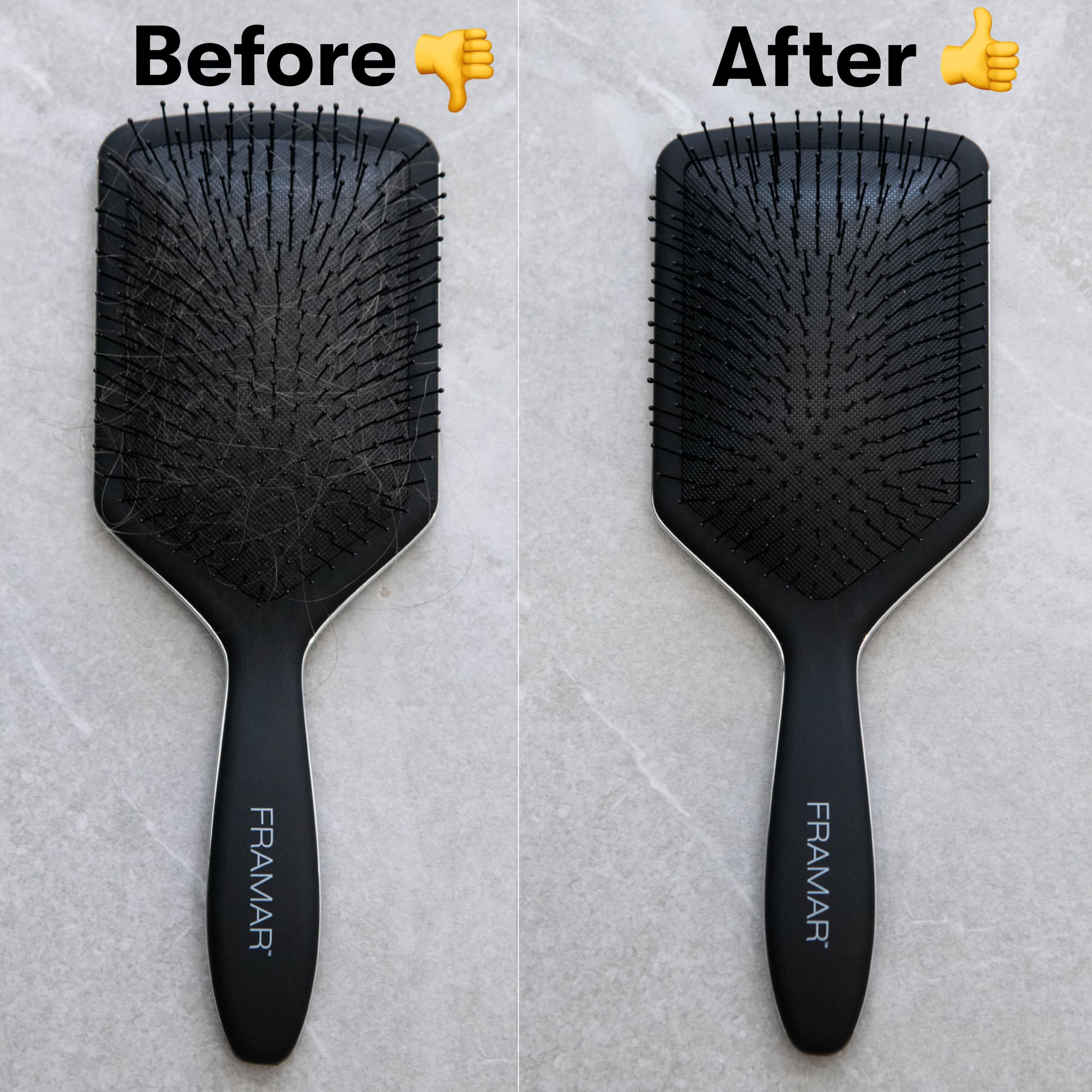 Framar nettoyeur pour brosse ronde, élimine poils et poussière.