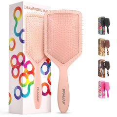 FRAMAR Paddle Humide: démêlage en douceur sur cheveux mouillés.