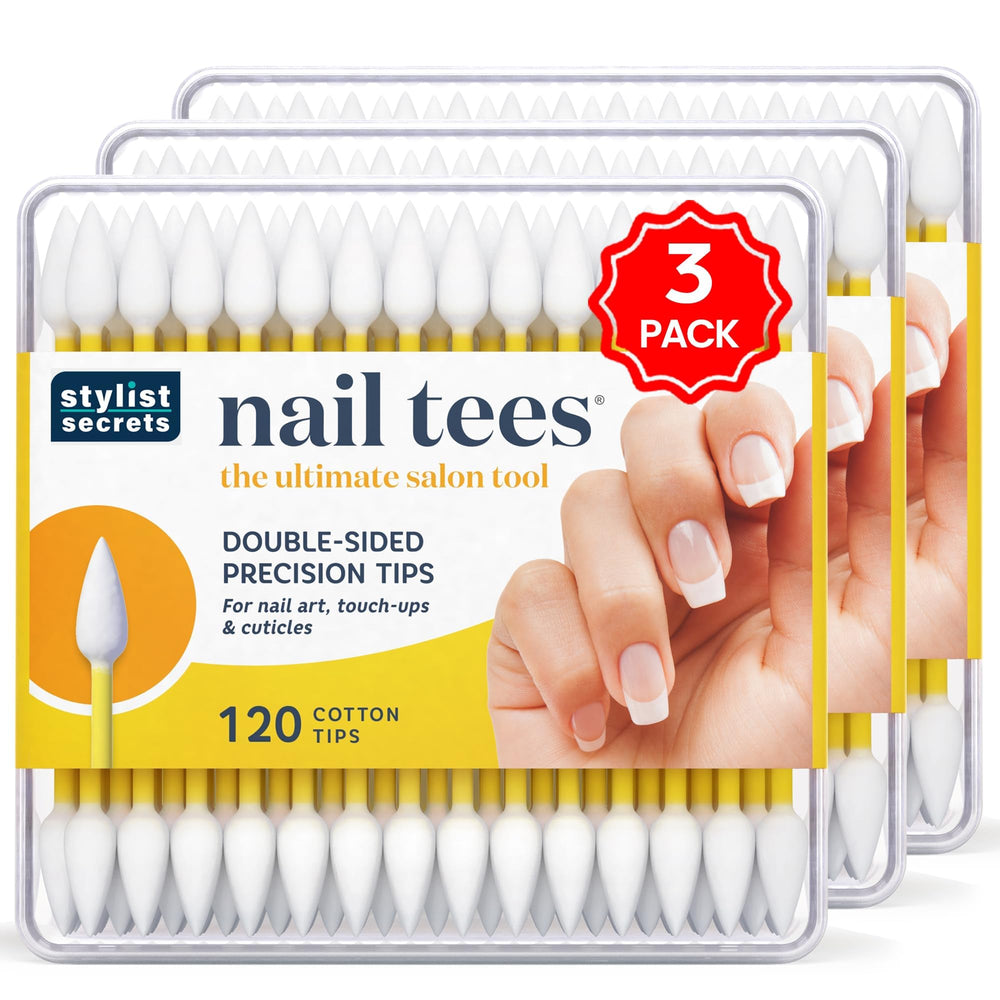 Fran Wilson coton-tiges pour ongles à pointe double, retouches précises.