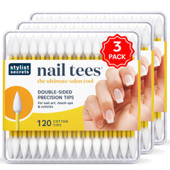 Fran Wilson coton-tiges pour ongles à pointe double, retouches précises.
