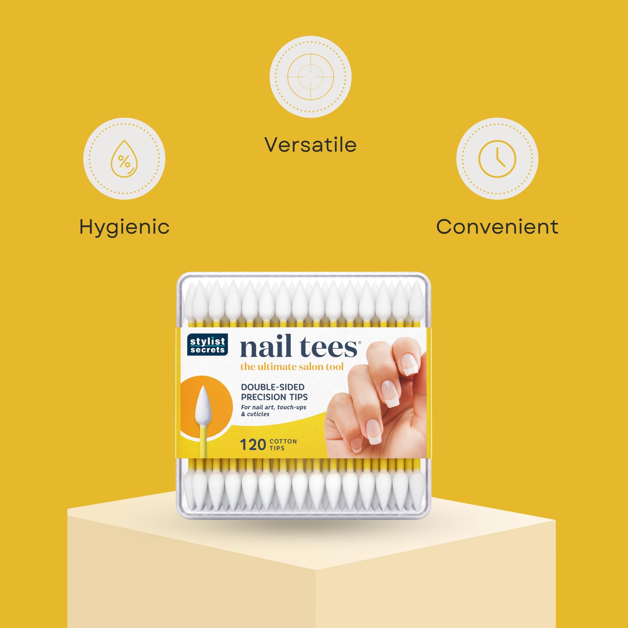 Coton-tiges Fran Wilson pour ongles, outil polyvalent pour soins et art.