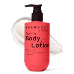 frank body Lotion corporelle purifiante, flacon-pompe, hydratation légère adaptée aux peaux sujettes aux imperfections