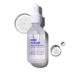 FRANKLY Closer Serum Jumbo — bouteille lumineuse promettant éclat et hydratation.