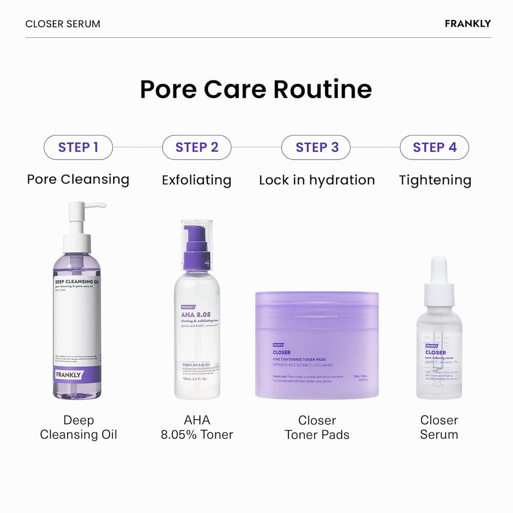 FRANKLY Closer Serum Jumbo — capuchon et pipette pour dosages précis.