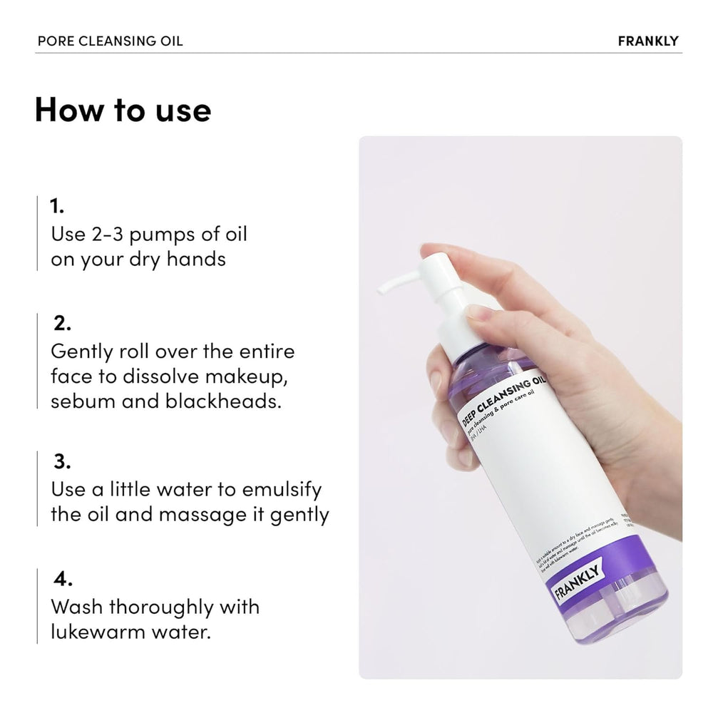 FRANKLY conseils d’utilisation pour un rituel soin quotidien.