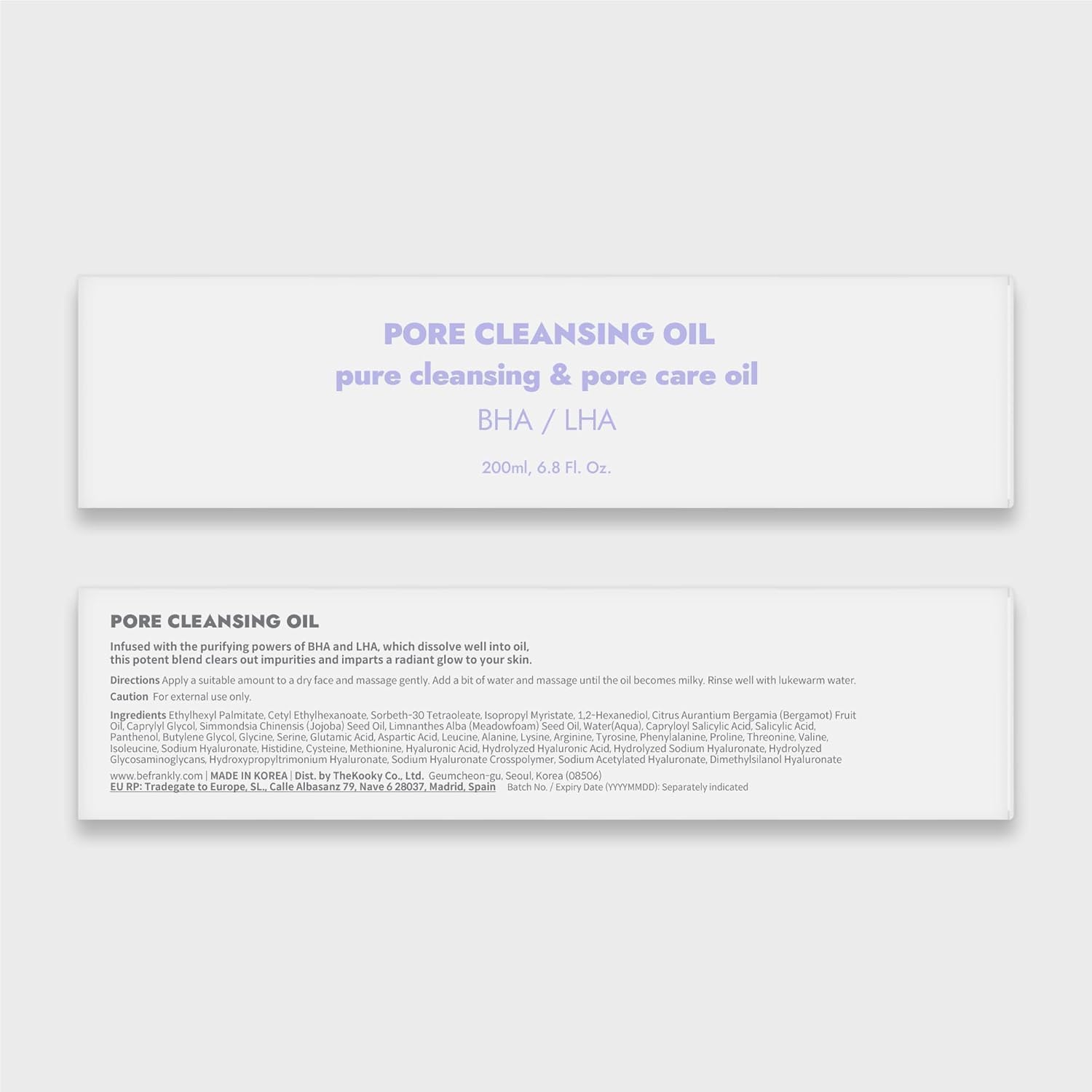 FRANKLY format 6-8 oz: pratique et facile à doser.