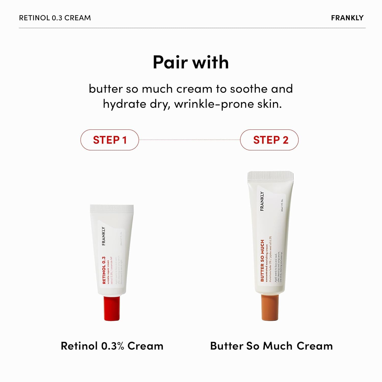 Produit FRANKLY non parfumé: soin adapté aux peaux sensibles.