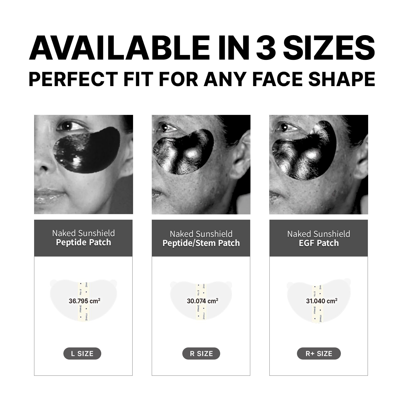 FRANZ Patch UV 50+ peptides hydratants, soin ciblé autour des yeux.