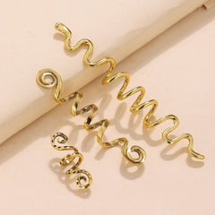 FRDTLUTHW – accessoires cheveux métal doré, clips robustes pour une coiffure durable.