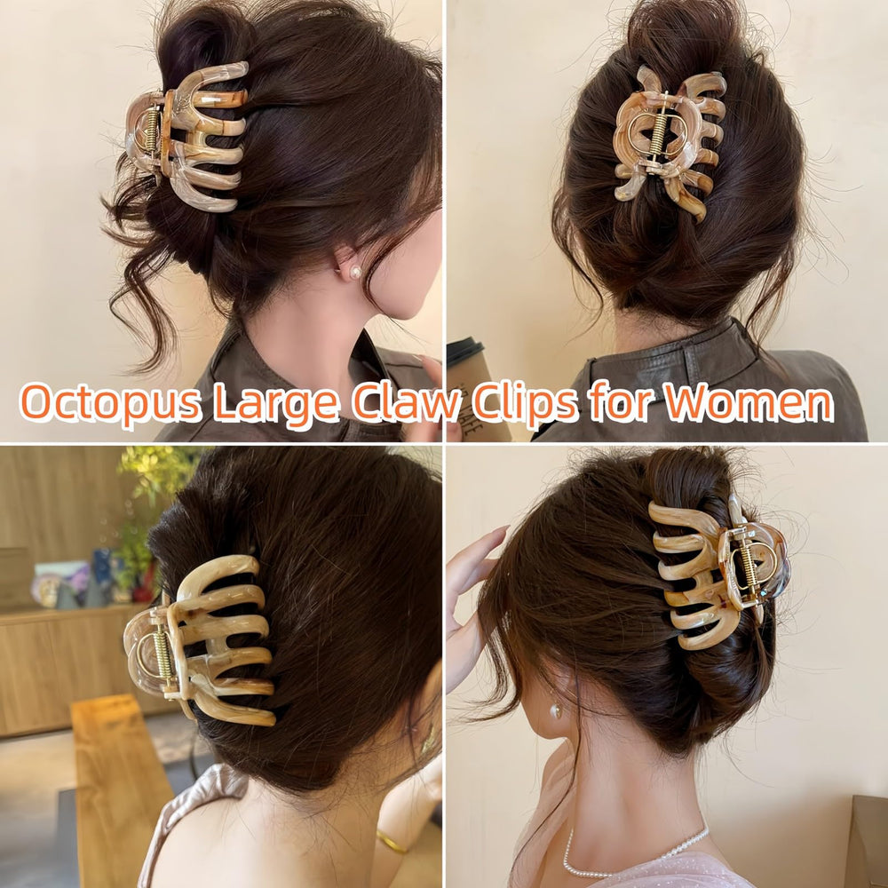 FRDTLUTHW barrette cheveux poulpe design tortue, style polyvalent au quotidien.
