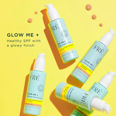 FRÉ Glow Me: teinte lumineuse sur peau pour un fini naturel et éclat discret.