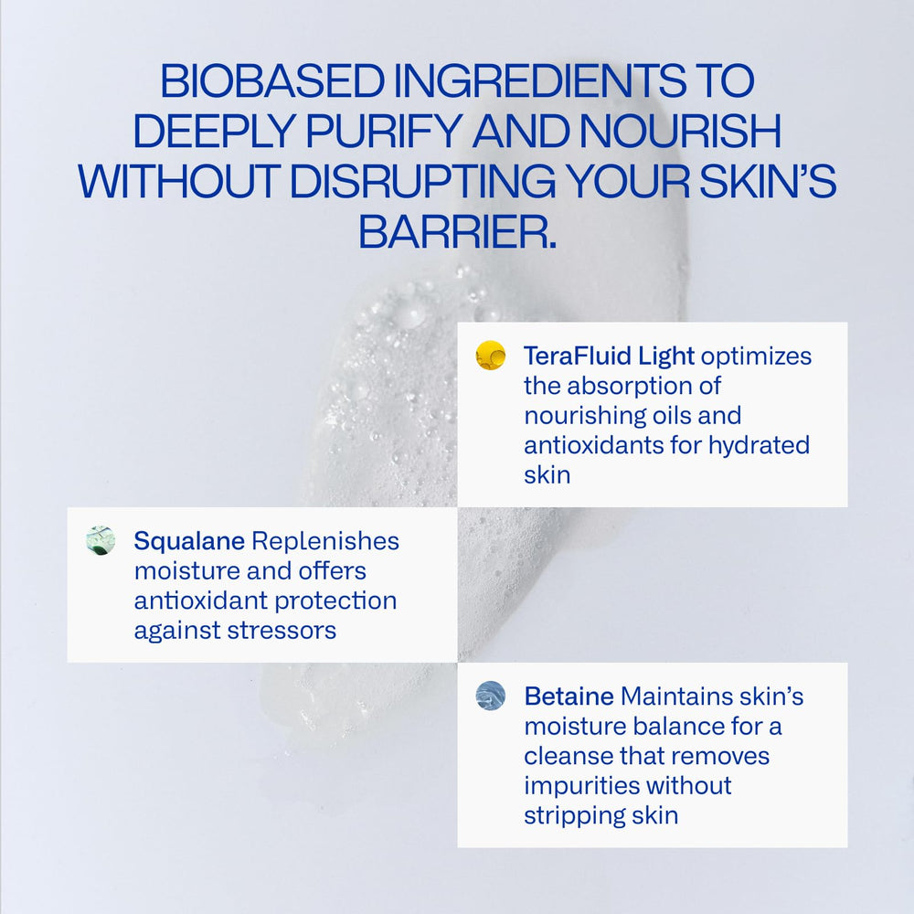 Freaks of Nature Barrier Balancing Cleanser – texture gel-huile, démaquille en douceur et respecte la barrière.