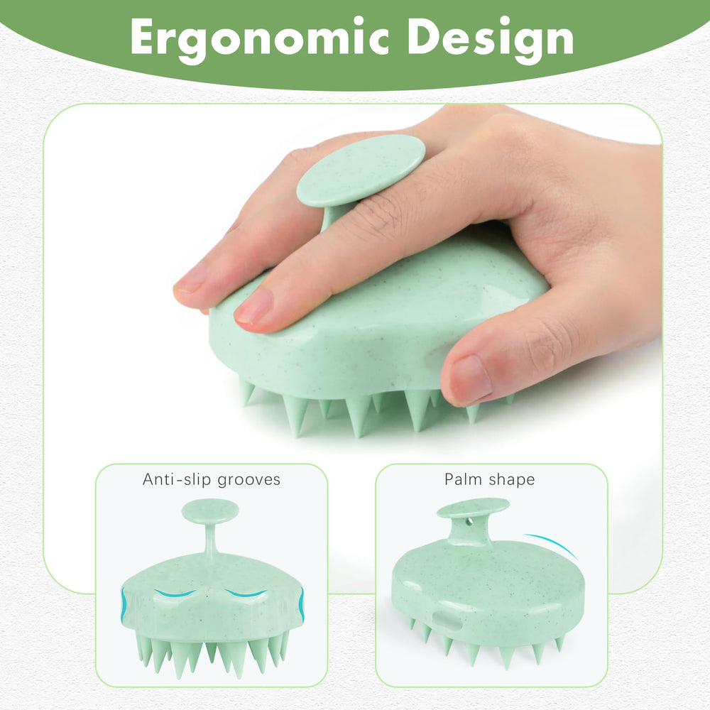 FREATECH 25 pointes en silicone nettoyant le cuir chevelu en profondeur.