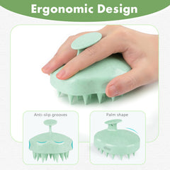 FREATECH 25 pointes en silicone nettoyant le cuir chevelu en profondeur.