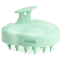 Brosse massage FREATECH pour cuir chevelu, silicone doux, exfolie en douceur.