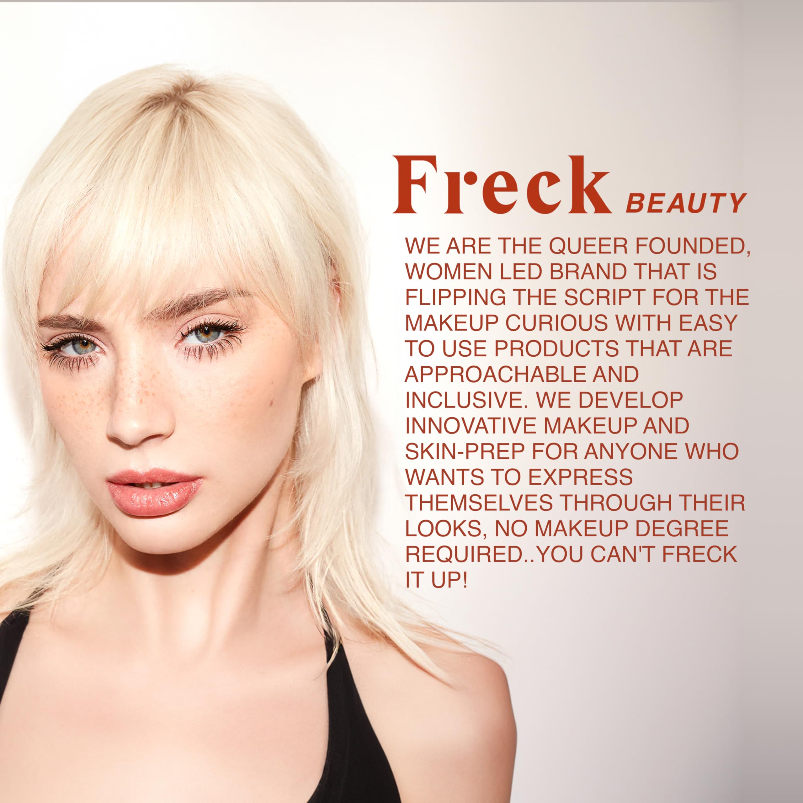 Idéal pour peaux moyennes Freck Beauty, ajustement simple.