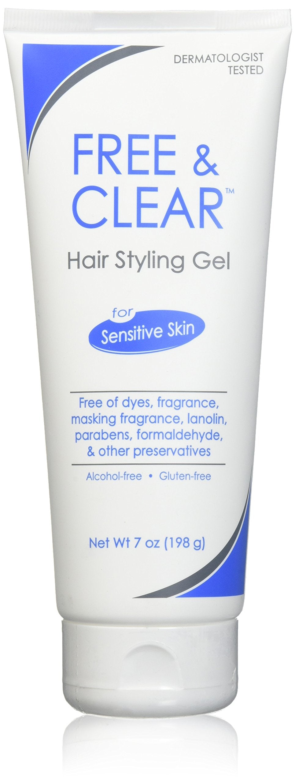 Free & Clear Gel cheveux versement de la bouteille sans résidu gras