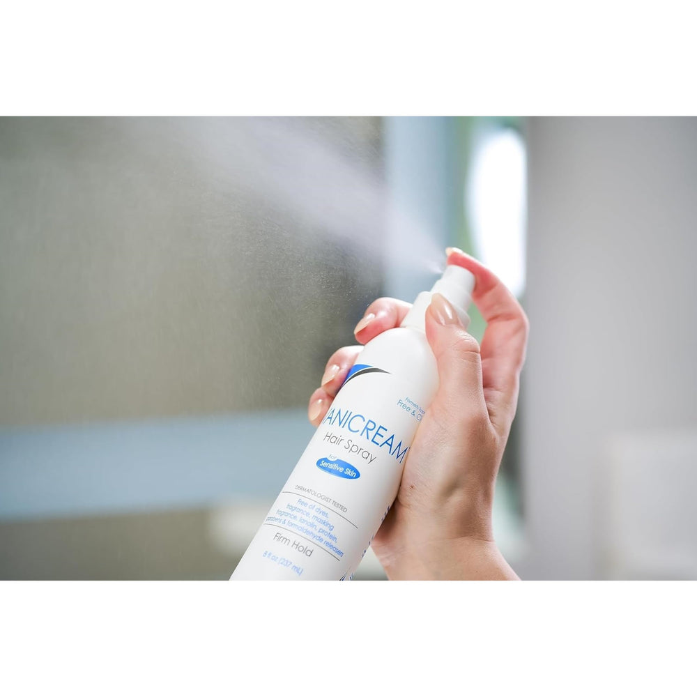 Free & Clear Hairspray: brillance naturelle et séchage rapide.