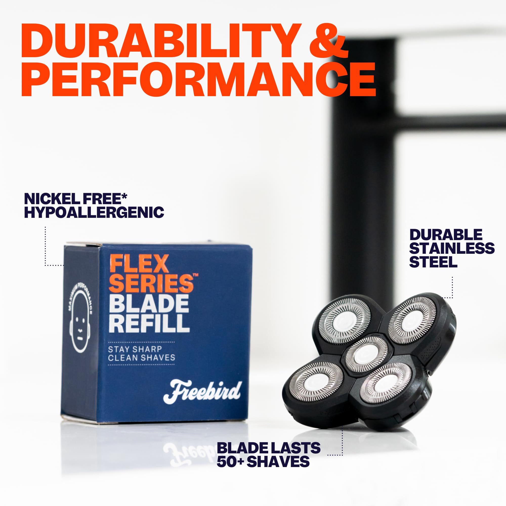 Conception sûre pour le cuir chevelu avec le design Freebird FlexSeries.