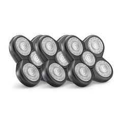 Lames Freebird FlexSeries vues en gros plan, rasage précis et doux pour peau sensible.