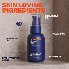 Freebird sans mousse: visibilité parfaite pour le rasage.