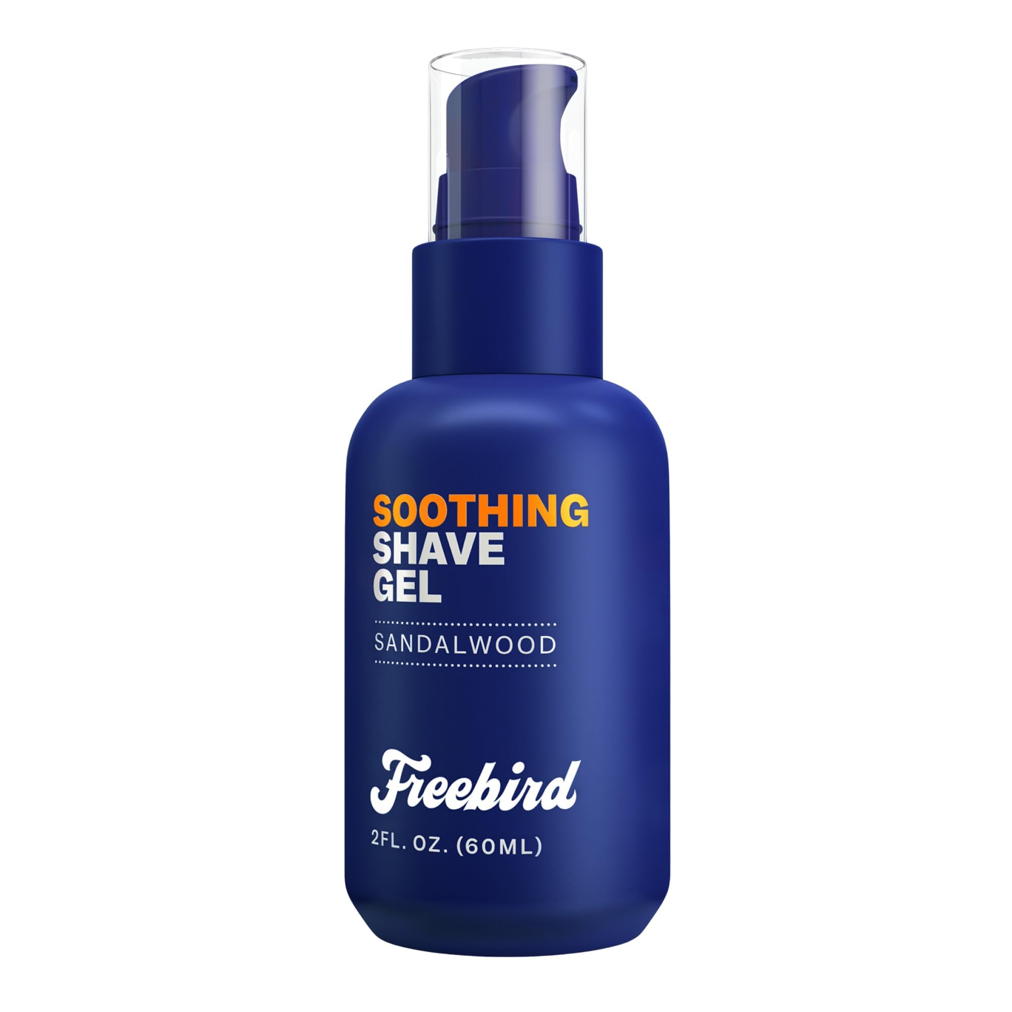 Gel de rasage Freebird 60ml: glisse précise pour un rasage net.